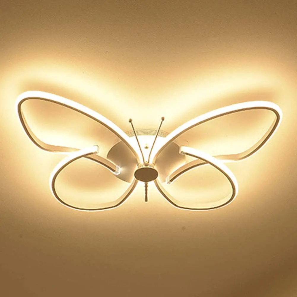 Modern creative butterfly light ceiling  Elegant room  children  living  hall entrance balcony  ,