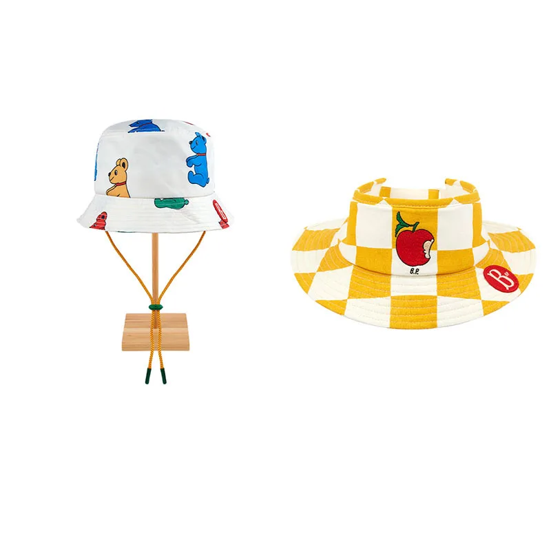 

Детские шляпы от солнца, весна 2022, Детские регулируемые рыболовные шляпы с принтом