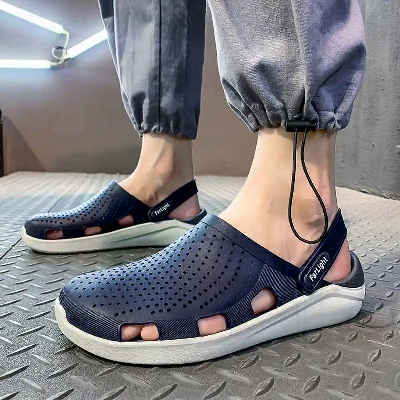 

Thick Flip Flops Men Waterproof Free Shipping Men's Shoes Designer Luxury 2022 Sandals Sportovni Slippers Are Soft Cork Tennis