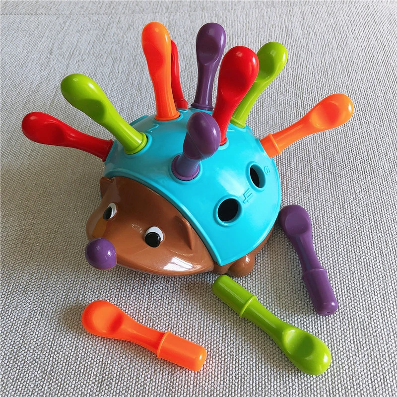 

Fun Plastic Inserted Hedgehog Game Early Education Toy for Focus Training Novelty Interactive Toys Puzzle Fight Montessori Toys