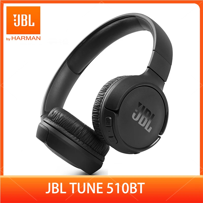 

Беспроводные наушники JBL TUNE 510BT, Bluetooth 5,0, наушники T510BT с чистым басом, Спортивная игровая гарнитура, складная гарнитура с микрофоном