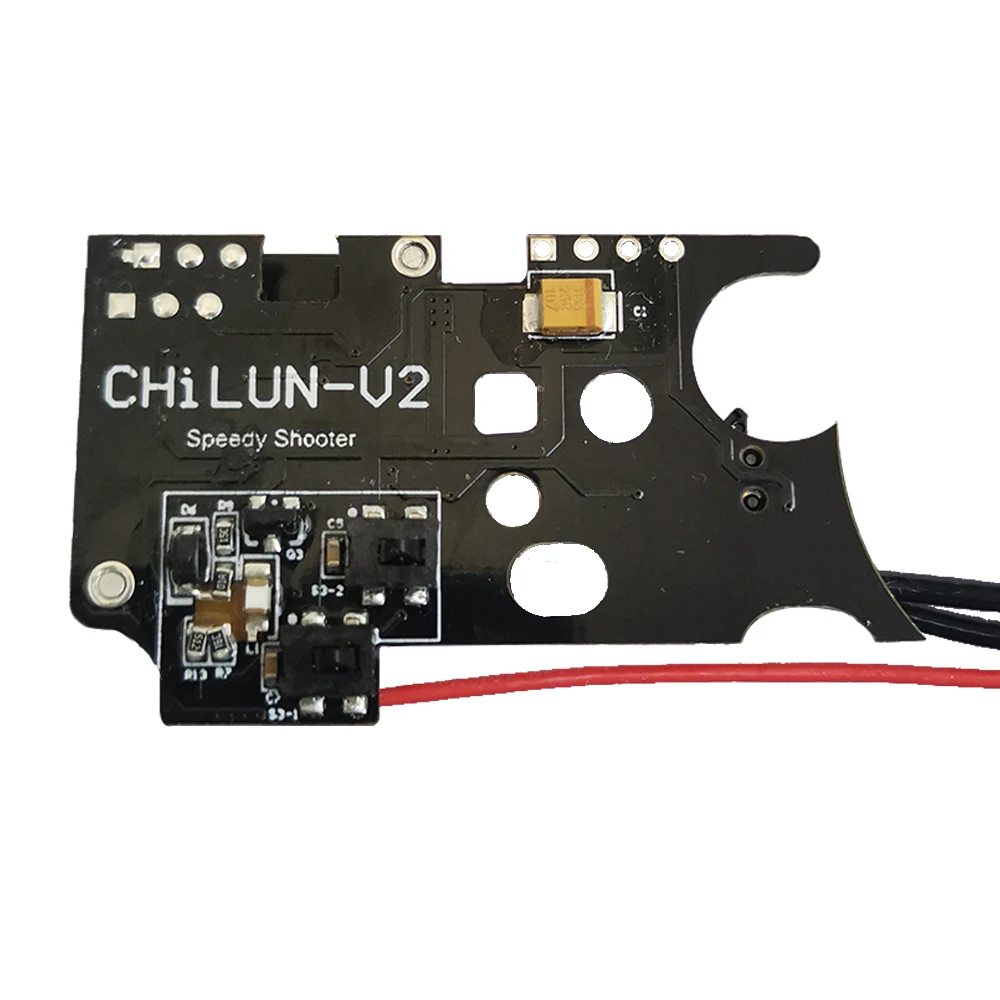 Chilun-disparador electrónico Mosfet V2, Unidad de gatillo Digital con juego de cables para caja de cambios AIRSOFT BB y Bola de Gel