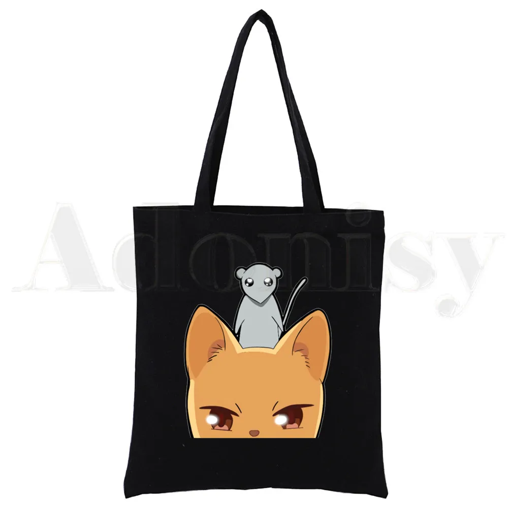 

Anime Fruits Basket Yuri Nakamura Yuki Kyo Tohru Large Capacity Storage Handbag Shoulder Bag Tote Reusable Student Bookbag