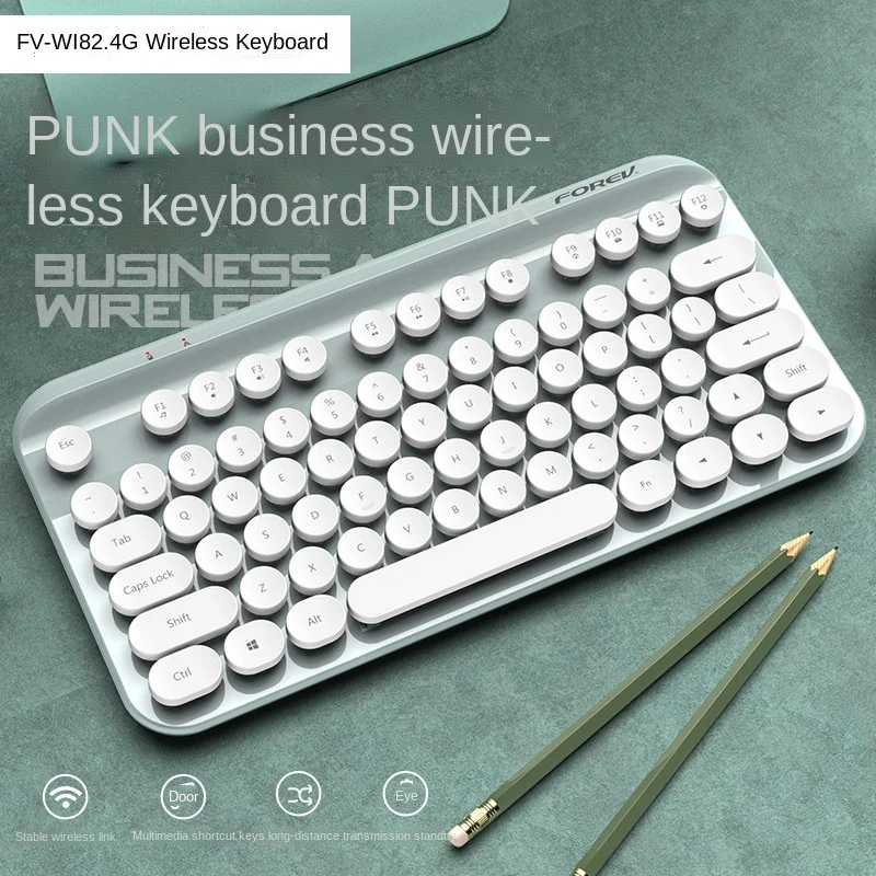 2 4G Беспроводная клавиатура компьютер ноутбук настольная игра для дома и офиса