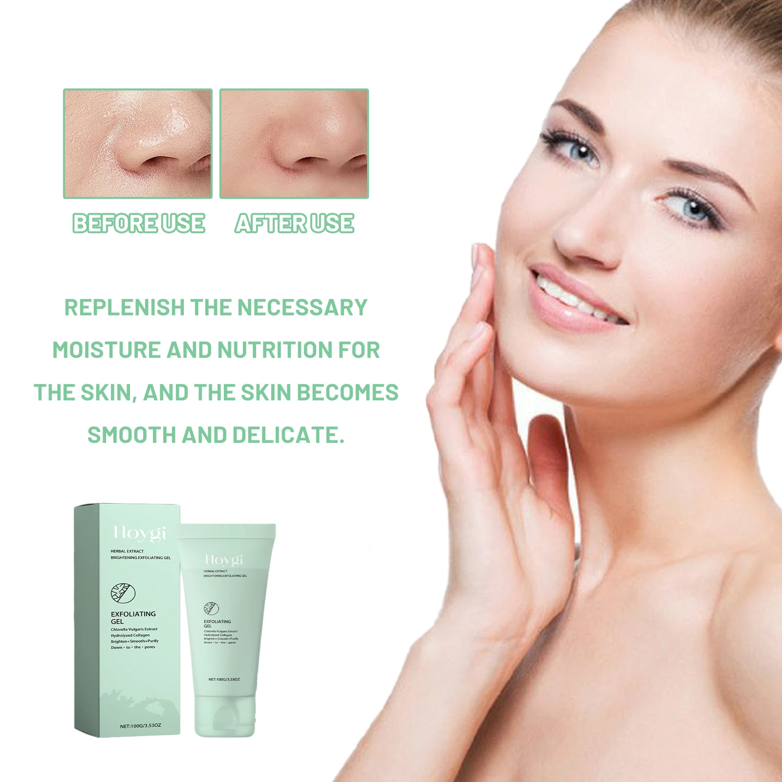 ОТШЕЛУШИВАЮЩИЙ ПИЛИНГ-гель для лица восстанавливающий скраб бриллиантовый