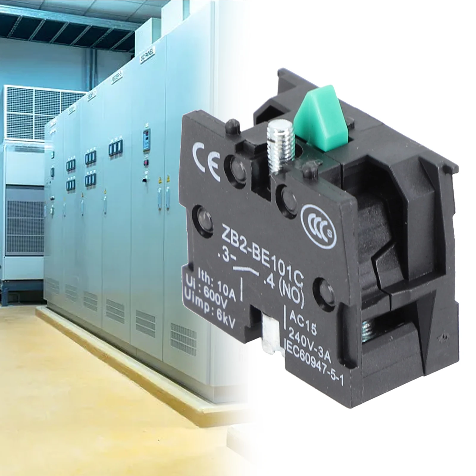 10A 600V ZB2-BE101C/BE102C NO N C Кнопочный джойстик Кнопка переключения Нормально открытый
