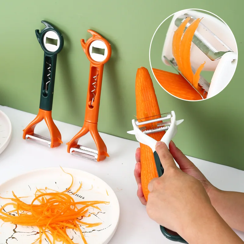 

Manual Fruit Peelere Conome Eplucheur Bottle Opener Abrebotellas Sacacorchos Beer Flaschenöffner Tire Bouchon Vegetable Tools
