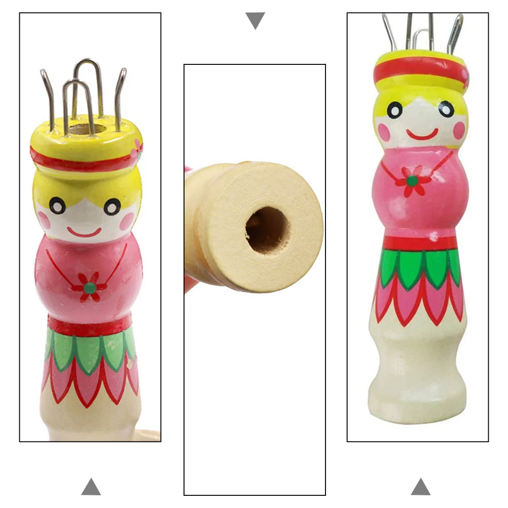 Пряжа Шерсть Вязание Деревянные игрушки Ручной инструмент Детский красочный