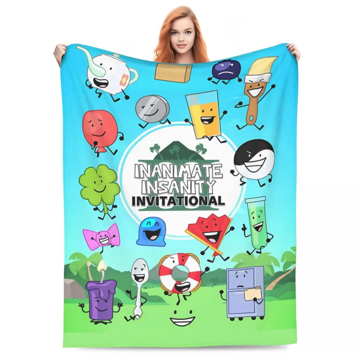 BFDI Inanimate Insanity Invitational одеяла качественное теплое мягкое одеяло зимнее для