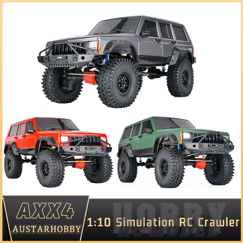 AUSTARHOBBY AXX4 4WD RTR Hard Shell 1/10 RC электрическая модель автомобиля с дистанционным управлением внедорожник гусеничный игрушки для взрослых и детей