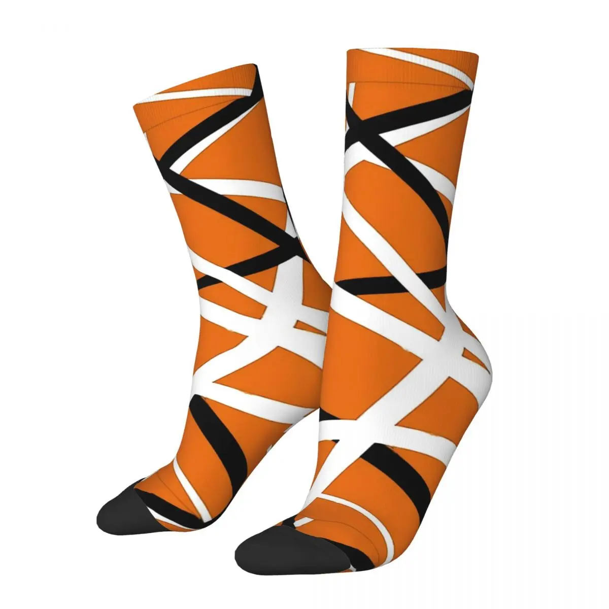 Носки Van Halen белые черные линии современные чулки пара средних мягких уличных