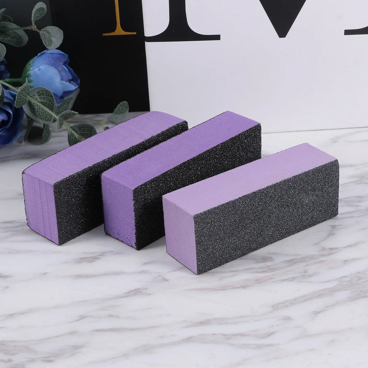 

Nail File Block Sanding Files Set Board Buffer Manicure Care Grit Three Tool Polisher Shaping Kit Buffers Fingernailemery Sided