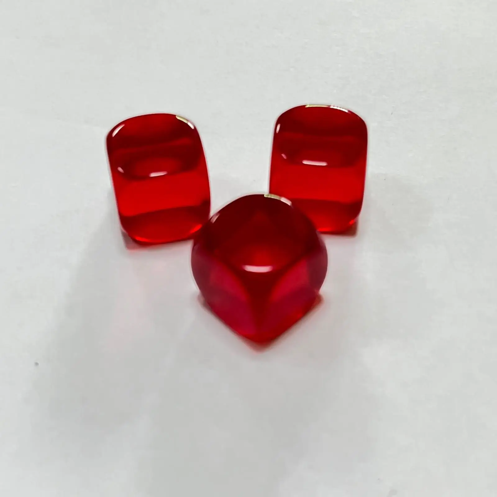 

20Pcs Mini Blank Dices Party Education Counting Activity Rolling Colorful KTV DIY for Decoration Board Props Toys