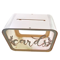 decorative card box diy envelope gift post card boxes wedding money box holder wooden rustic decorations for weddings baby