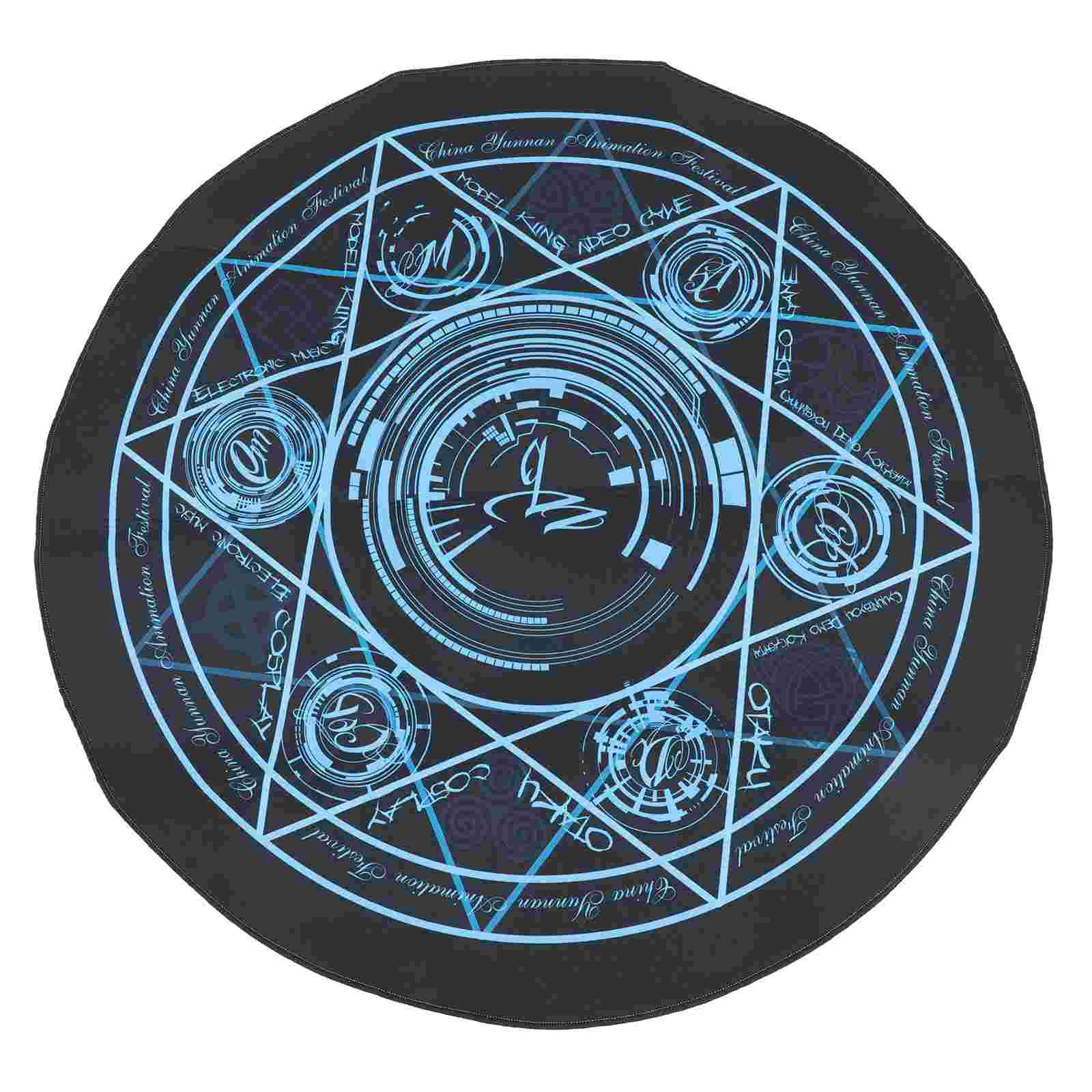 

Drum Kit Round Shape Carpet Sound Insulation Concert Rug Practical Household Anti-skid