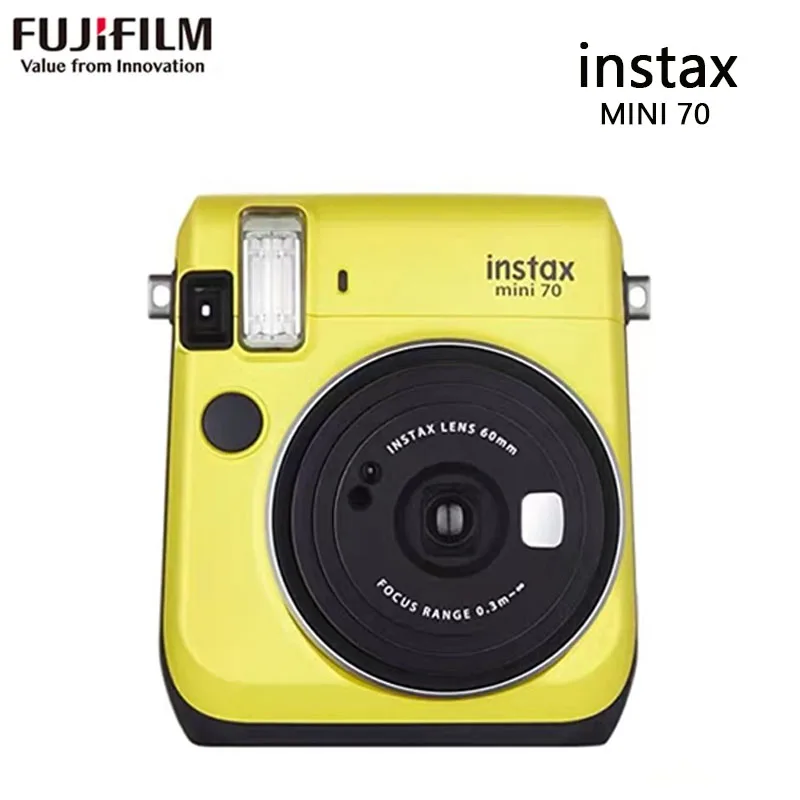 

Оригинальная камера моментальной печати Fujifilm instant Mini 70, 70N, ретро камера моментальной печати Fujifilm, Одноразовая камера s (синий/белый/красный/желтый)