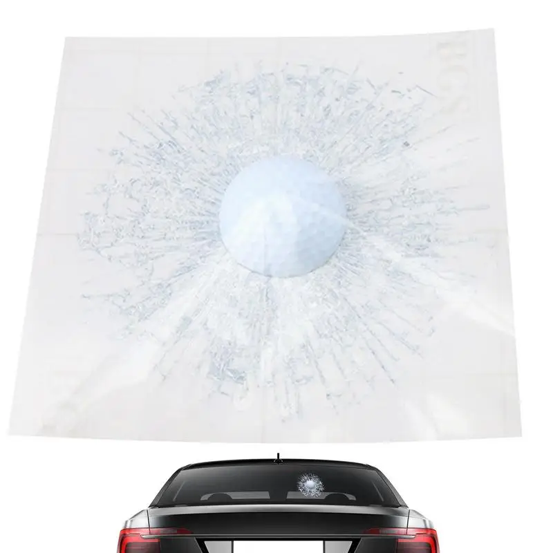 

3d Golf Car Window Sticker Prank Car Stickers Decals Creative Ball Hits Sticker Window Decal Simulation Auto Self Adhesive Decal