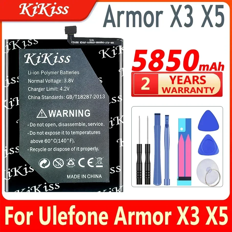 Аккумулятор KiKiss для Ulefone Armor X X2 X3 X5 X6 X7 // Pro X7Pro X8
