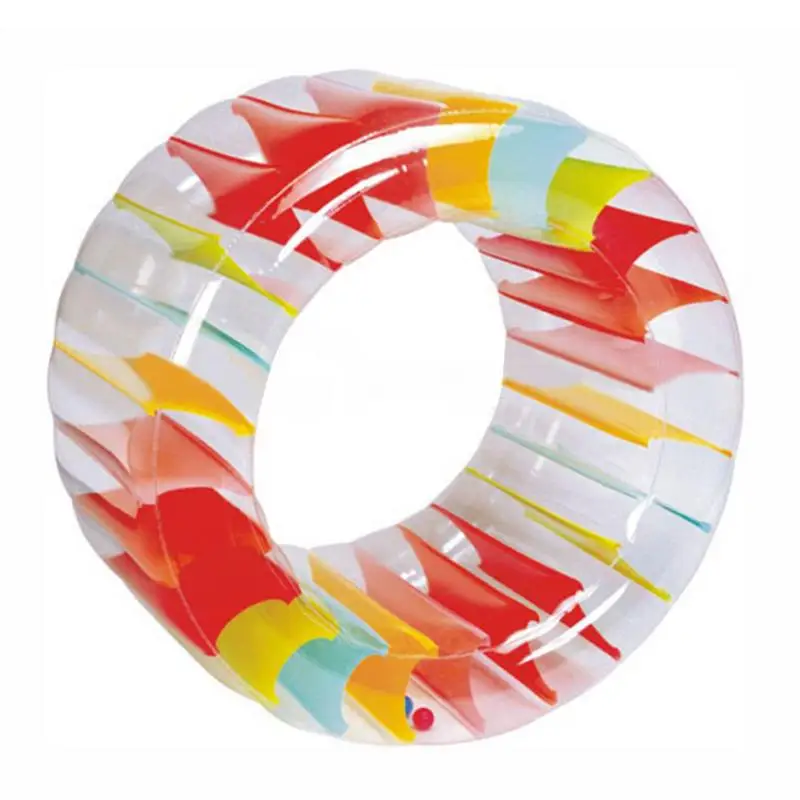 

Kids Colorful Inflatable Toys Water Wheel Roller Float 36inch Roll Ball For Boys Girls Swimming Pool Outdoor Inflatable Toys