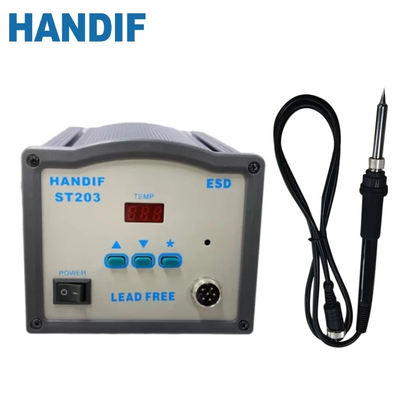 

Handif ST203 90W Professional Soldering Station Electronic Soldering Iron Welding Lead-free Intelligent Phone Repair Tools