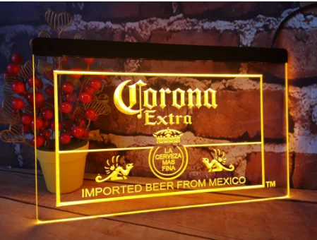 B44 Corona Mexico Beer Bar Pub Club 3d вывески светодиодсветильник неоновые световые