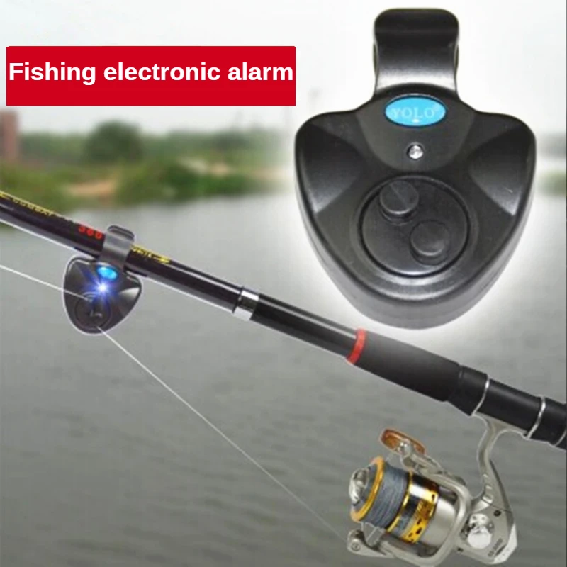 

LED Light Fishing Alarms Portable Carp Bite Alarm Fishing Line Gear Alert Indicator Buffer Fishing Rod Loud Alarm
