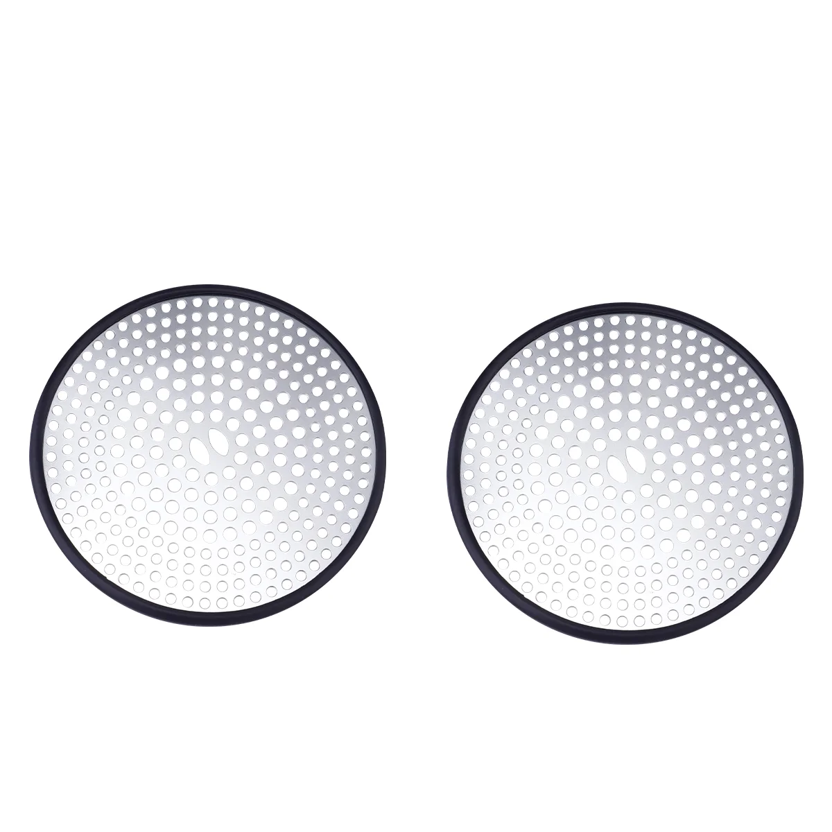 

Shower Drain Cover Strainer Protector with Silicone (Round and Crescent)