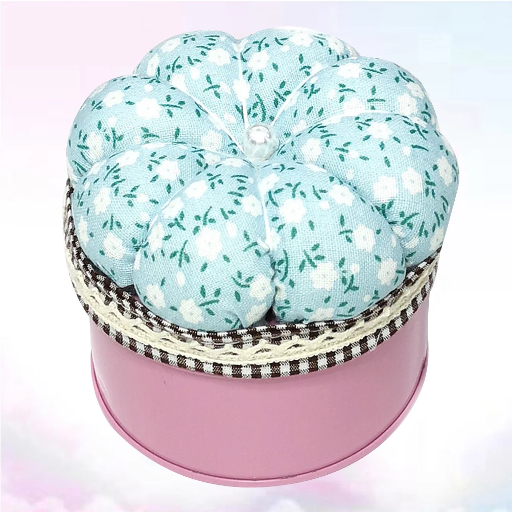 

Needle Cushion Sewing Pin Embroidery Quilting Case Thread Box Cross Storage Round Pumpkin Holder Base Pincushions Organizer