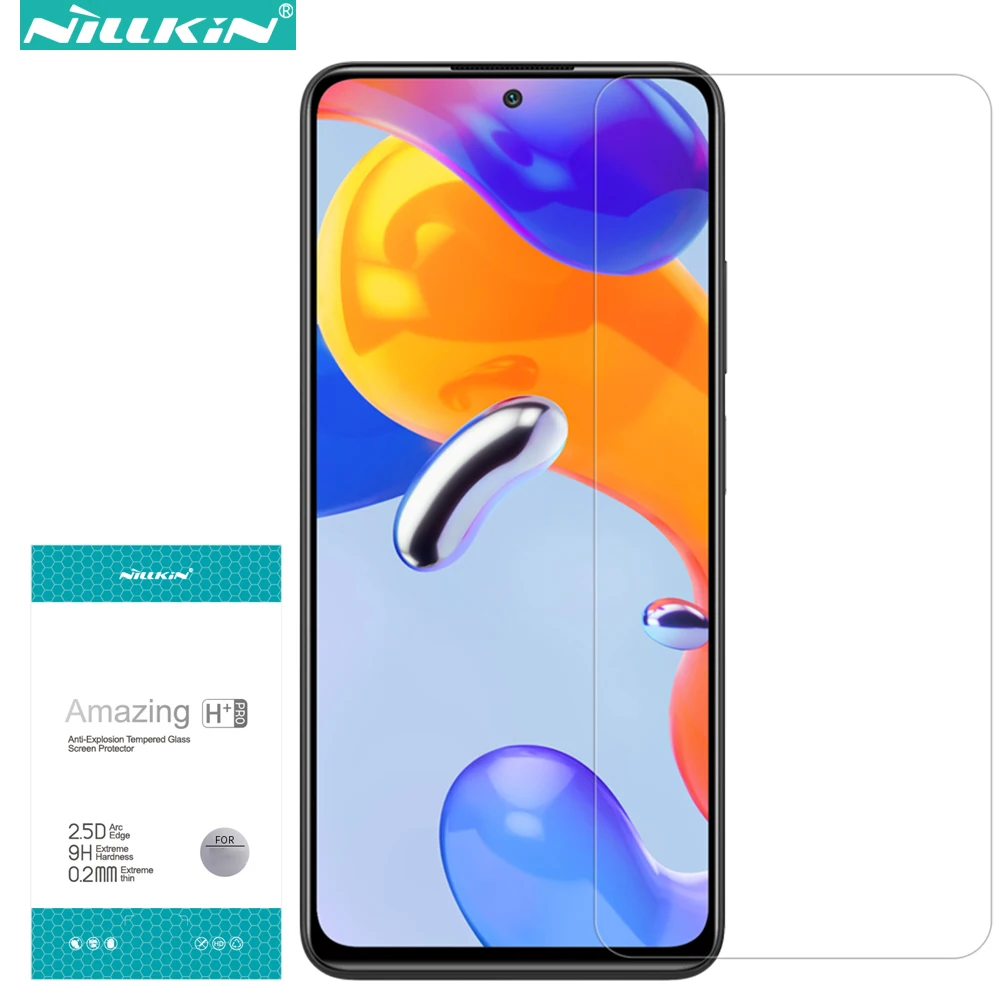 

Nillkin H+Pro 0.22MM Tempered Glass for Xiaomi Redmi Note 11 Pro / 11E Pro 5G, Ultra Thin 9H Screen Protectors Glass Film