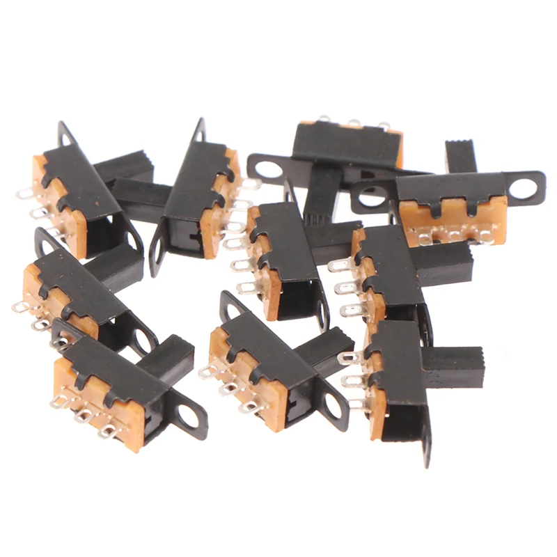 

10 шт. переключатель SS12F15 3-контактный 1P2T переключатель с ручкой высотой 6 мм