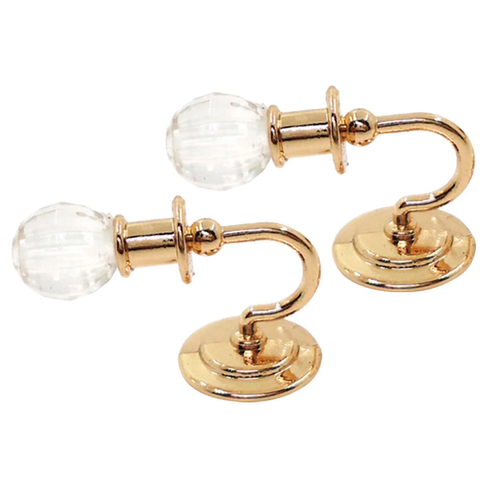 

Dollhouse Wall Light Mini Furniture Ornament Luminous Lamp Model Scene Accessories Landscape Delicate