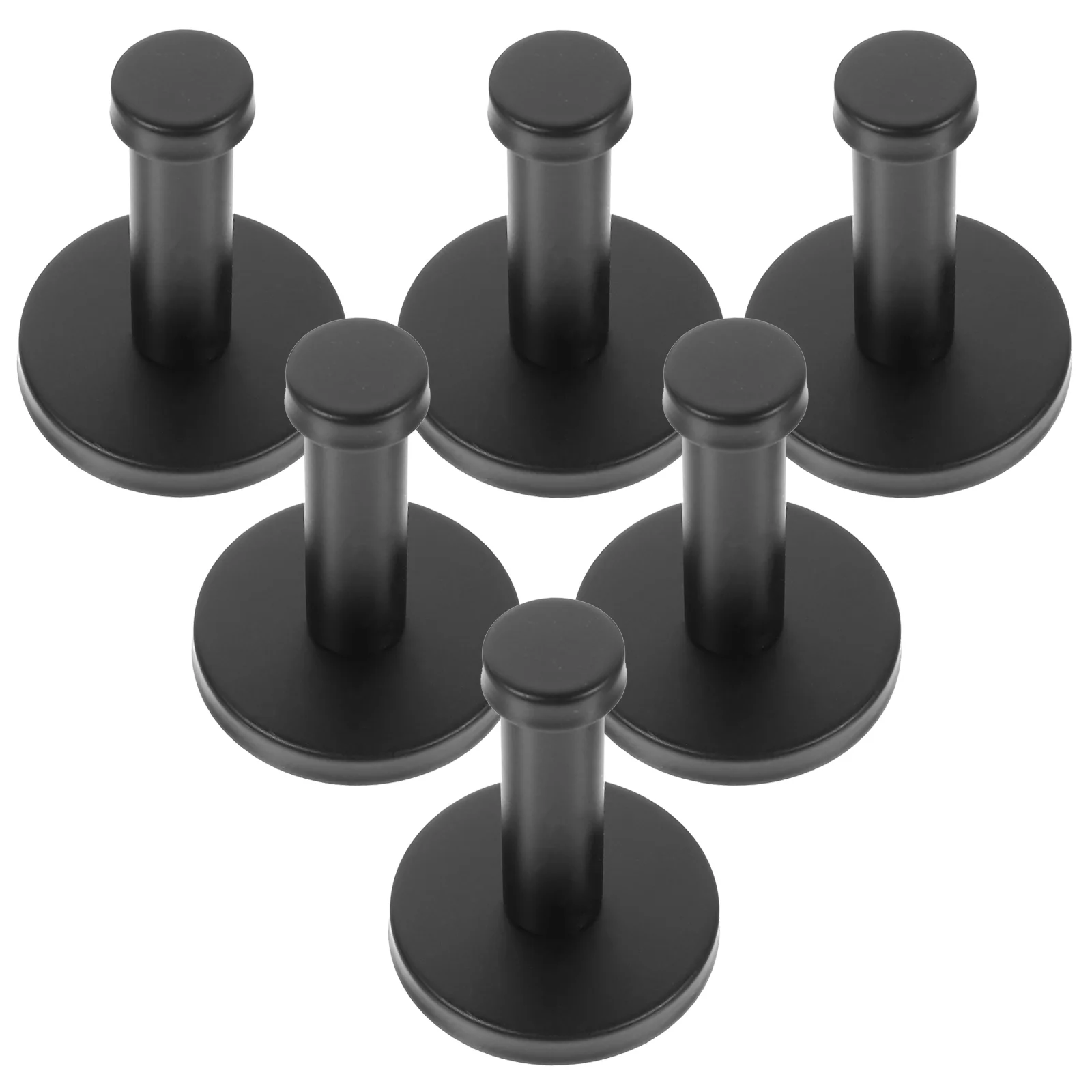 

6 Pcs Wall Hooks Decorative Pant Stainless Steel Key Multifunctional Coat Purse Retro