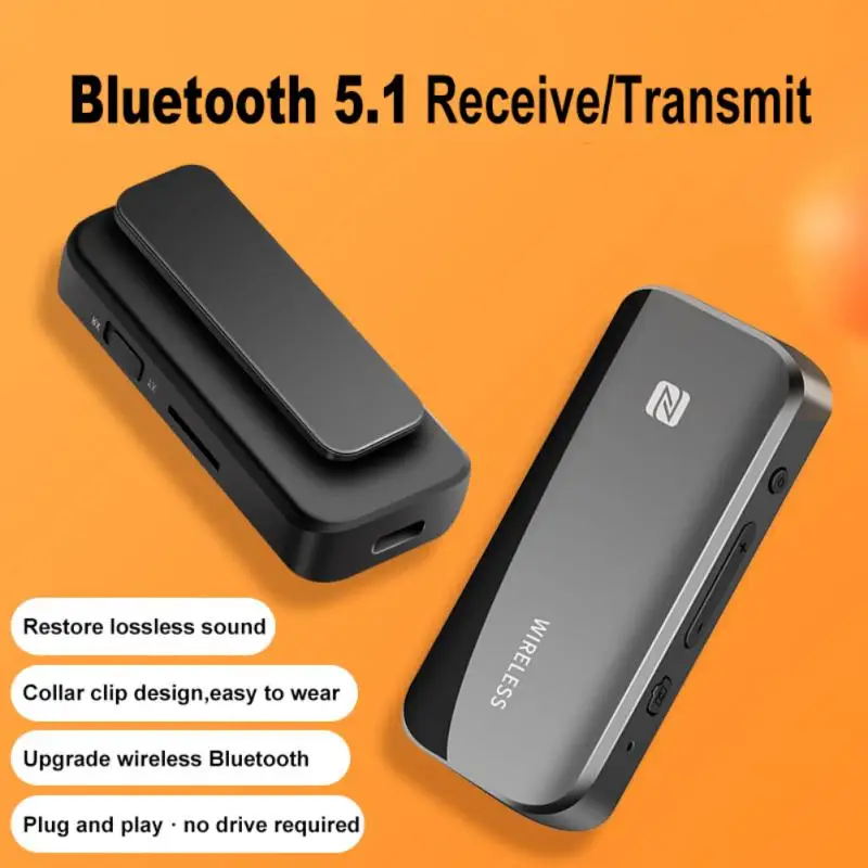 

Bluetooth 5.0 Aux Adapter Wireless Dongle NFC TF Card 3.5mm Jack Handsfree For TV PC Speaker Car Kit Audio Receiver Transmitter