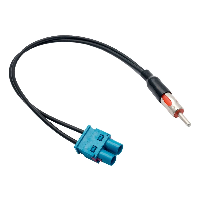 

2 Fakra до 1 Din Am Fm-радио антенна адаптер кабель подходит для Ford Bmw 12 в 30 см