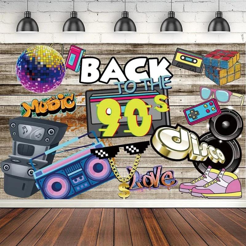 

Фон для фотосъемки с изображением деревянной доски в стиле хип-хоп задний фон для 90s вечерние декор для дня рождения вечерние портрет фотостудия баннер плакат