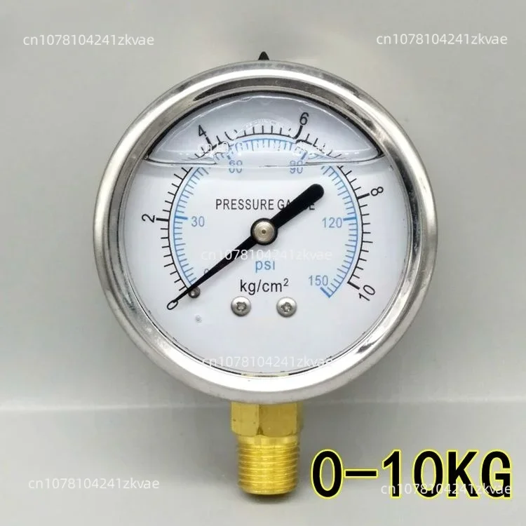 Осевой амортизирующий манометр прибор для измерения давления воды и масла YN60Z