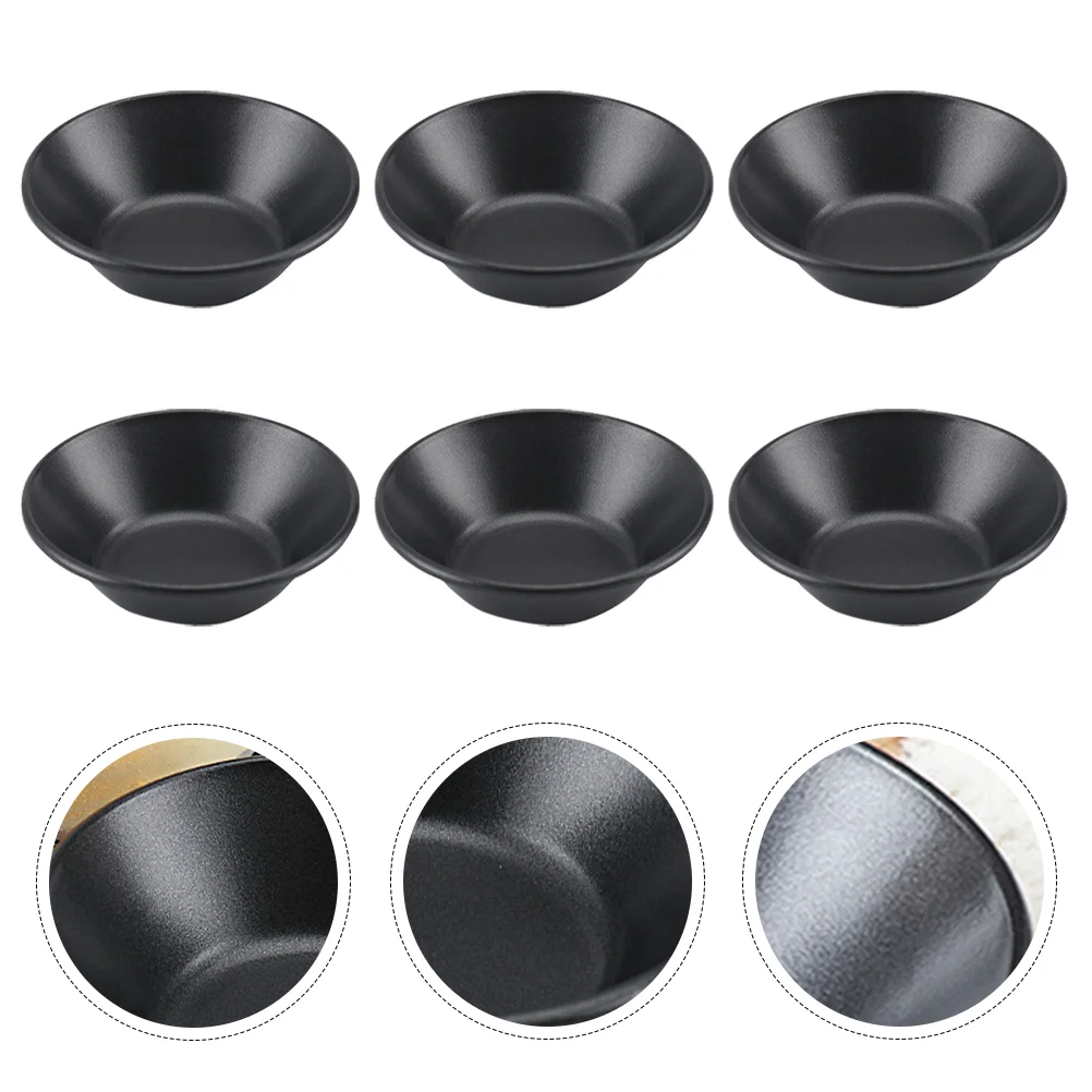 

6Pcs Molds Nonstick Bakeware Egg Form Muffin Cup Cookie Tin Tool Round Pie