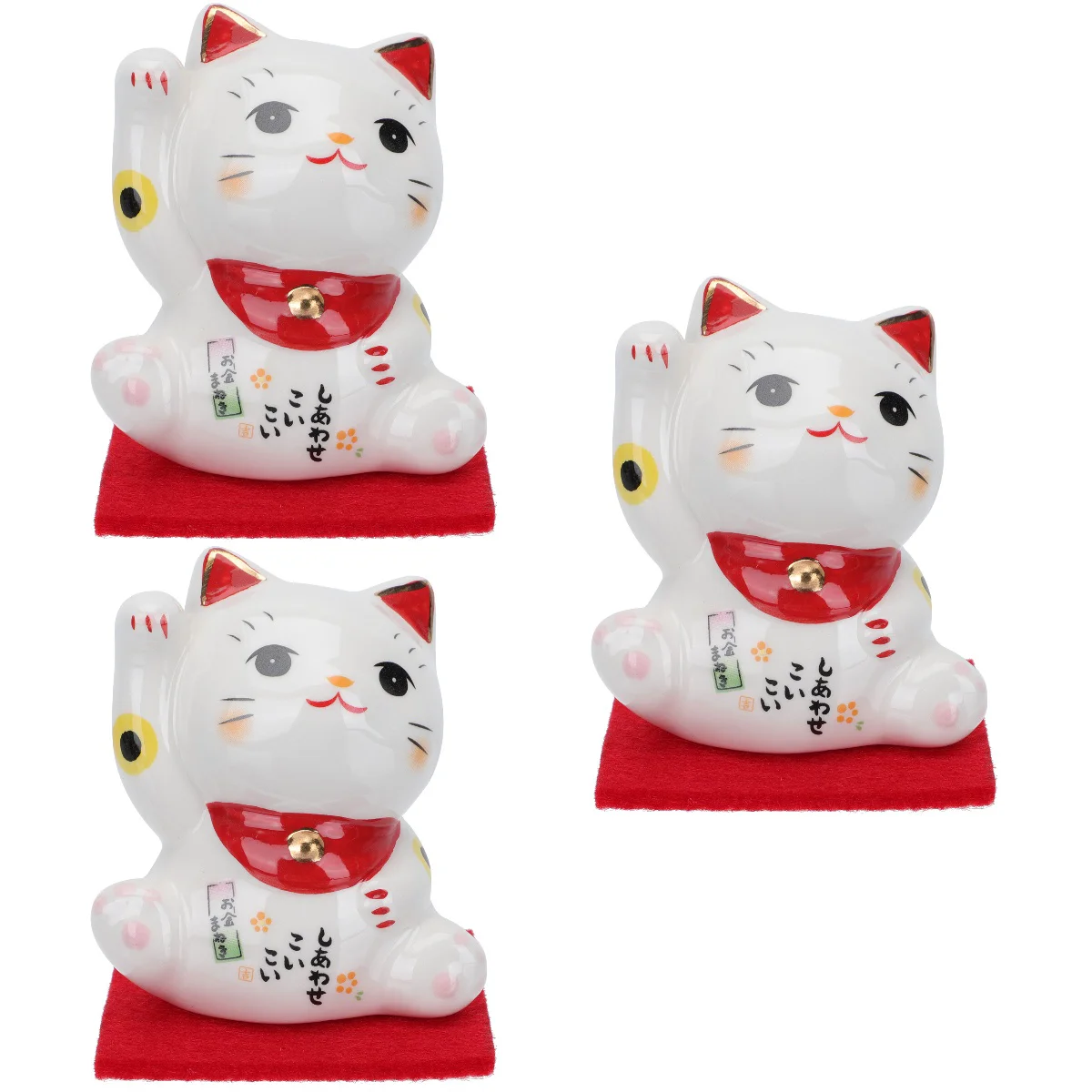 

Cat Lucky Fortune Statue Japanese Figurine Table Decor Car Decoration Waving Ornament Chinese Animal Neko Maneki Ceramic Good