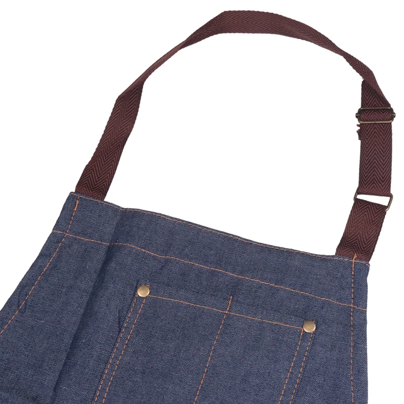 Акция! Фартуки ковбойские простые противообрастающие унисекс джинсовые фартуки