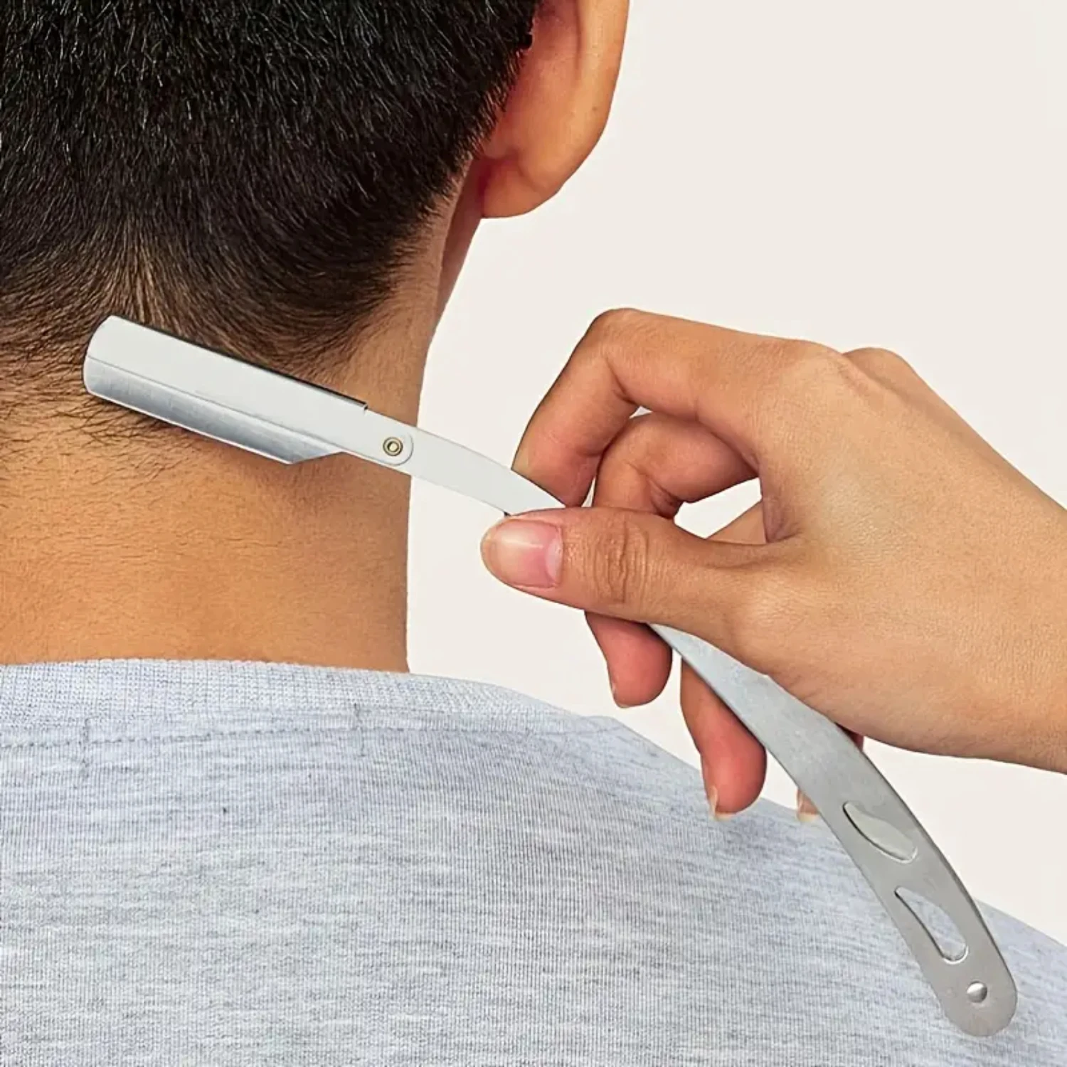 Высококачественный складной стальной нож для бритья Ultimate Barber одобренный прямым