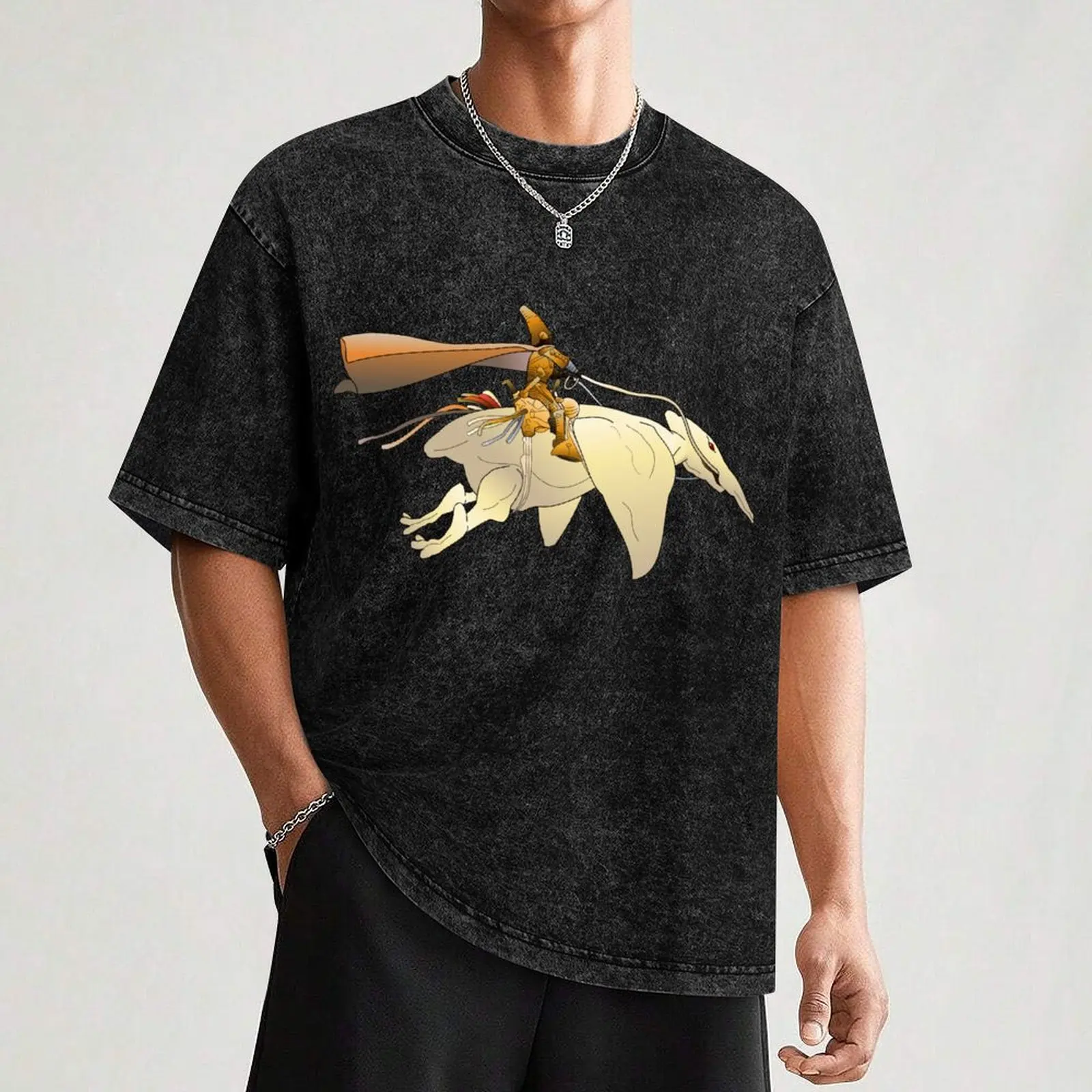 Футболка из Джинса Жиро Moebius дешевые дизайнерские футболки для мужчин