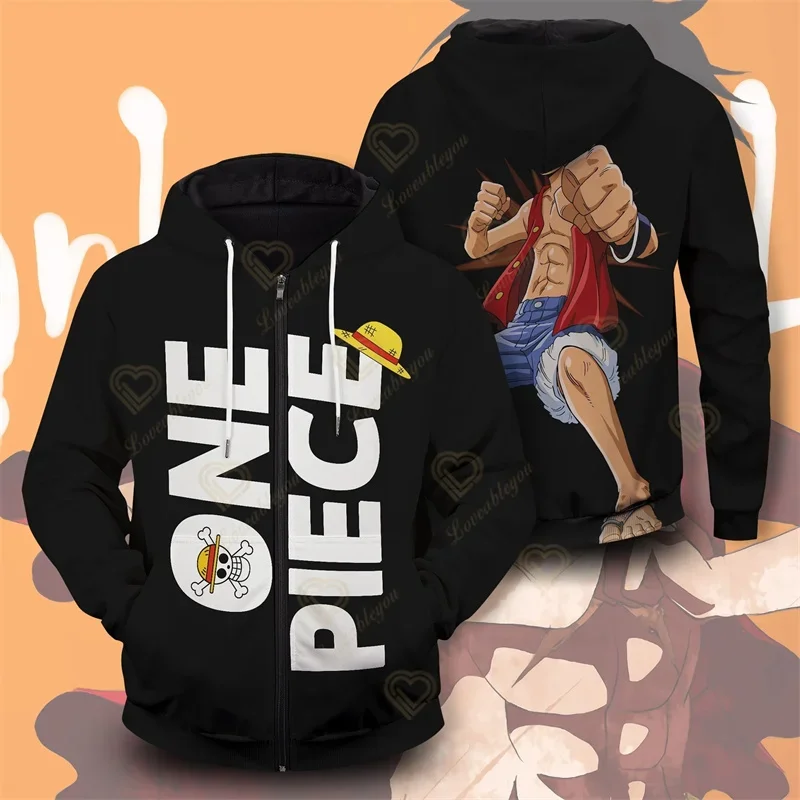Куртка на молнии для мужчин и женщин аниме цельнокроеное пальто Луффи Ace