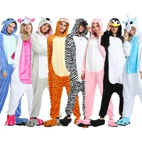 anime onesies women sleepwear adults long sleeve pajamas cute panda unicorn zebra animal onesies children kids boys girls pijama