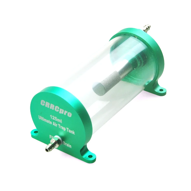 CRRCPRO многоцветный ЧПУ пузырьковый 125 мл 250 мл Ultimate Air Trap Tank для радиоуправляемого самолета GasolineTurbojets