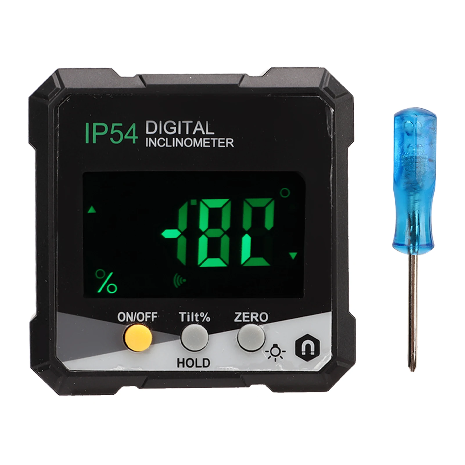 

Digital Inclinometer LCD Display Protractor Magnetic Level Gauge Portable Angle Finder Measuring Tool