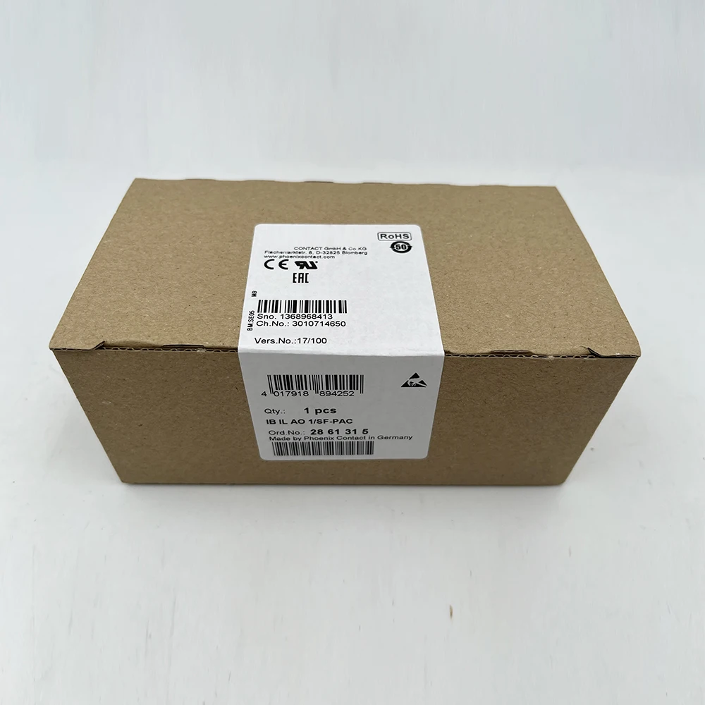 

2861315 For Phoenix Analog Module IB IL AO 1/SF-PAC