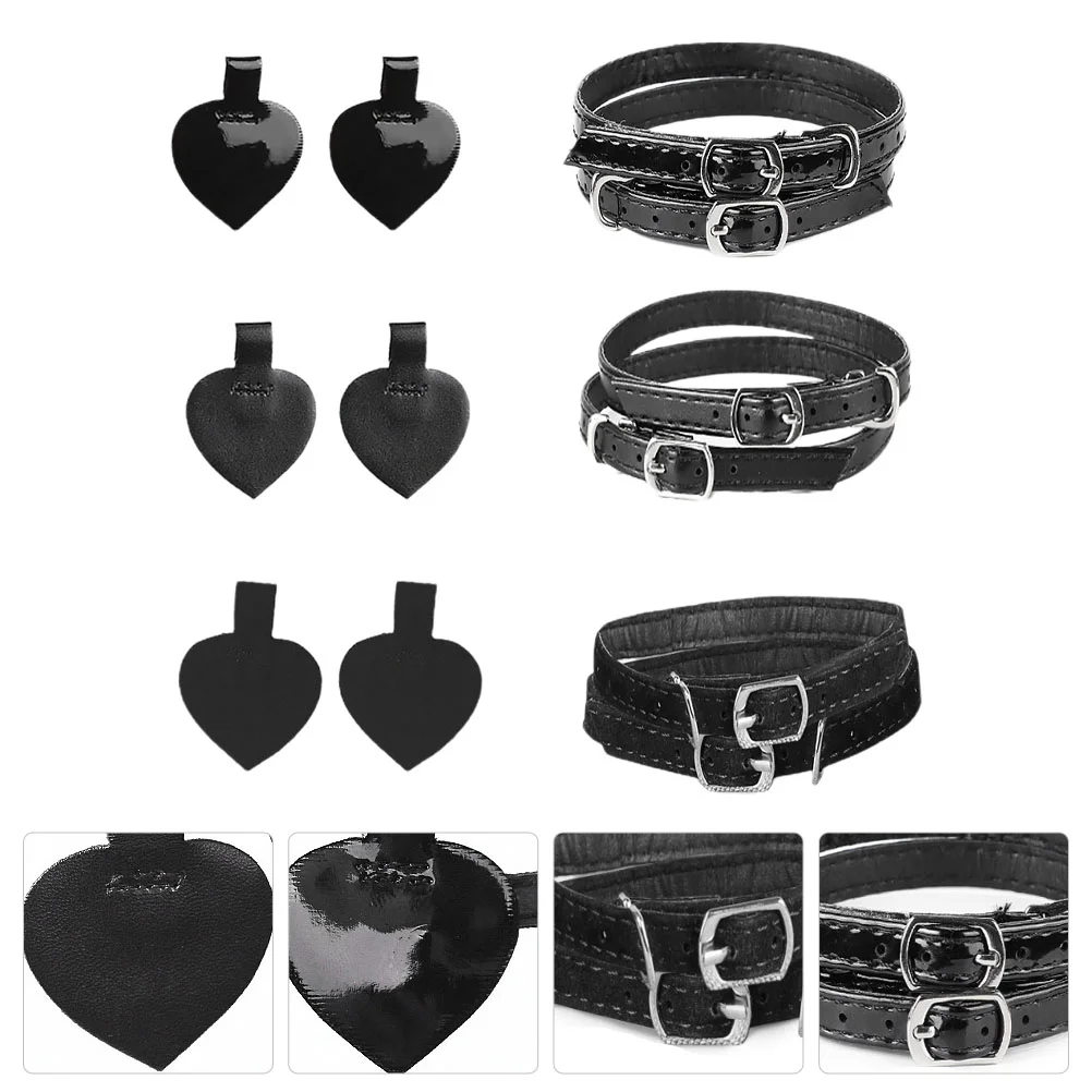 

3 Sets High Heels Stickers Strap Shoelace Cushion Ankle Straps Buckle Anti-Loose Pads Women's