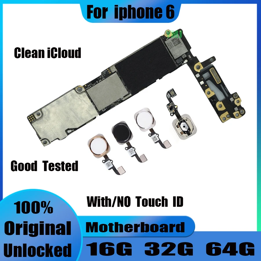 

Материнская плата для iphone 5SE с Touch ID/без Touch ID, оригинальная разблокированная плата для iphone 5SE, логическая плата 16G-32G-64G