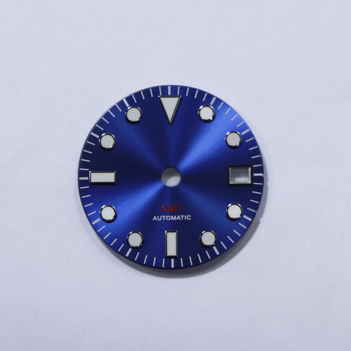 Модификация циферблата NH34A GMT "Абалоне" Черно-солнечный бархат классической серии для механизма 28,5 мм Запчасти для часов BGW9 C3 Lume включен.