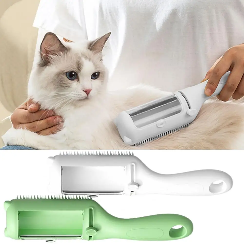 

Pet Grooming Brush Washable Pet Grooming Comb Soft Bristles Grooming Tool Practical Long Short Haired Cats Pet Grooming Brush